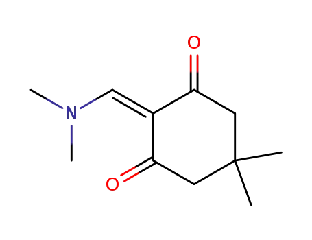 Molecular Structure of 75039-59-7 (2-DiMethylaMinoMethylene-5,5-diMethyl-cyclohexane-1,3-dione)