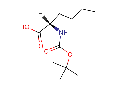 Molecular Structure of 6404-28-0 (BOC-L-NORLEUCINE)
