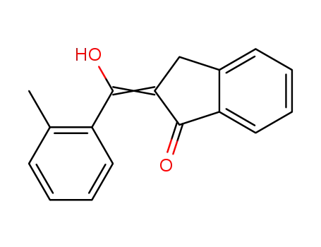 2-(hydroxy-o-tolyl-methylene)indan-1-one