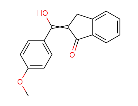 2-[hydroxy-(4-methoxyphenyl)methylene]indan-1-one