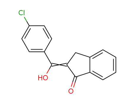 2-[(4-chlorophenyl)hydroxymethylene]indan-1-one