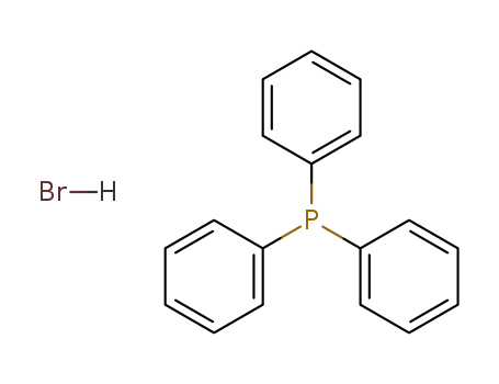 Molecular Structure of 6399-81-1 (Triphenylphosphine hydrobromide)