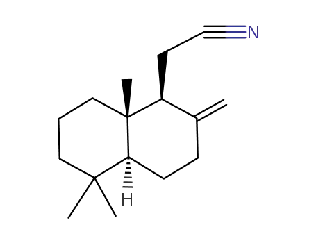 (1S,4aS,8aS)-(+)-1,2,3,4,4a,5,6,7,8,8a-decahydro-5,5,8a-trimethyl-2-methylene-1-naphthaleneacetonitrile