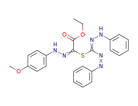 2-ethoxy-N′-(4-methoxyphenyl)-2-oxoacetohydrazonic-N′,2-diphenyldiazenecarbohydrazonic thioanhydride