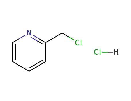 Molecular Structure of 6959-47-3 (2-(Chloromethyl)pyridine hydrochloride)
