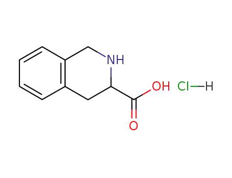1,2,3,4-tetrahydro-isoquinoline-3-carboxylic acid ; hydrochloride