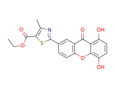 ethyl 2-(5,8-dihydroxy-9-oxo-9H-xanthen-2-yl)-4-methylthiazole-5-carboxylate