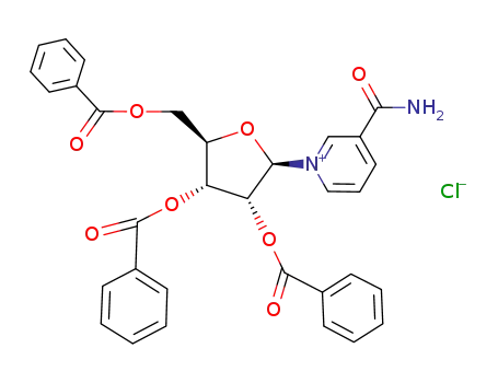 3-carbamoyl-1-(tri-O-benzoyl-β-D-ribofuranosyl)-pyridinium; chloride