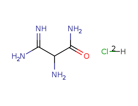 Propanamide,2,3-diamino-3-imino-, hydrochloride (1:2)