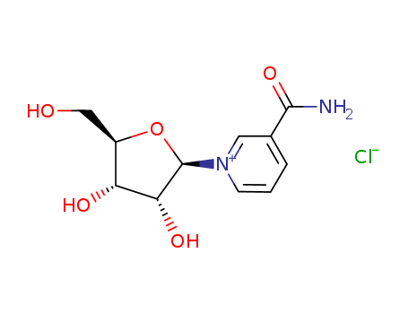 23111-00-4,Nicotinamide riboside chloride,Nicotinamide riboside chloride;3-Carbamoyl-1-beta-D-ribofuranosylpyridinium chloride