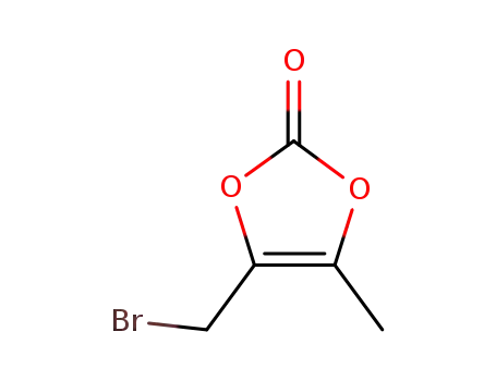Molecular Structure of 80715-22-6 (4-Bromomethyl-5-methyl-1,3-dioxol-2-one)