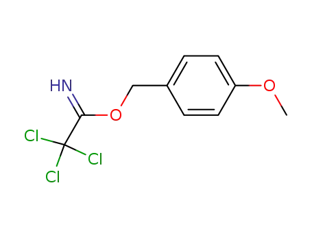 Molecular Structure of 89238-99-3 (4-METHOXYBENZYL-2,2,2-TRICHLOROACETIMID&)