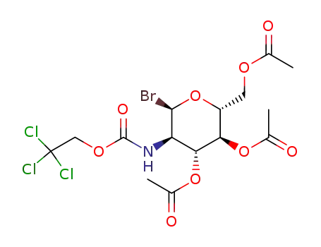 3,4,6-Tri-O-acetyl-2-deoxy-2-(2,2,2-trichloroethoxycarbonylamino)-α-D-glucopyranosyl bromide