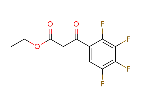 Molecular Structure of 94695-50-8 (Ethyl 2,3,4,5-tetrafluorobenzoyl acetate)