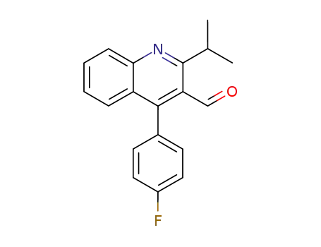 4-(4-fluorophenyl)-2-(1-methylethyl)-3-quinolinecarboxaldehyde