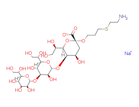 3-(2-Aminoethylthio)propyl-O-(L-glycero-α-D-manno-heptopyranosyl)-(1->3)-O-(L-glycero-α-D-manno-heptopyranosyl)-(1->5)-natrium-(3-desoxy-α-D-manno-2-octulopyranosid)onat