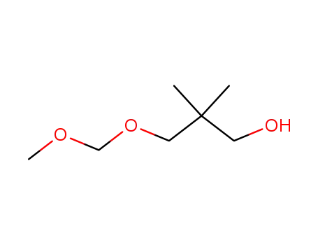 Molecular Structure of 89449-95-6 (1-Propanol, 3-(methoxymethoxy)-2,2-dimethyl-)