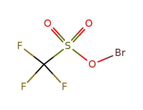 Molecular Structure of 70142-16-4 (BROMINE(1) TRIFLUOROMETHANE-SULFONATE			)
