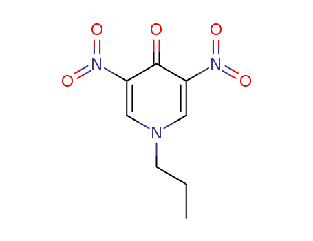 Molecular Structure of 78641-61-9 (4(1H)-Pyridinone, 3,5-dinitro-1-propyl-)
