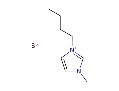 Molecular Structure of 85100-77-2 (1-Butyl-3-methylimidazolium bromide)