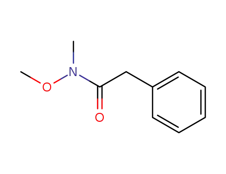 Molecular Structure of 95092-10-7 (N-Methoxy-N-Methyl-2-phenylacetaMide)
