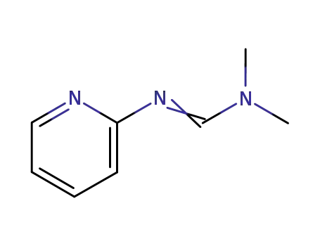 Molecular Structure of 17175-39-2 (Methanimidamide, N,N-dimethyl-N'-2-pyridinyl-)
