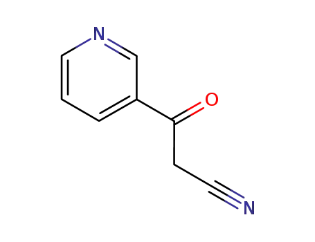Molecular Structure of 30510-18-0 (3-OXO-3-(3-PYRIDINYL)PROPANENITRILE)