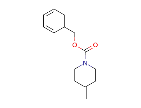 Molecular Structure of 138163-12-9 (1-Cbz-4-methylene-piperidine)