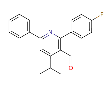 2-(4-fluorophenyl)-4-(1-methylethyl)-6-phenyl-3-pyridinecarboxaldehyde