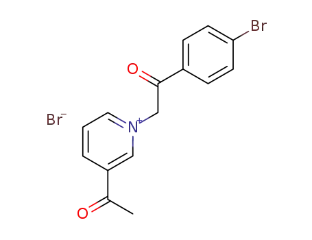 3-acetyl-1-(2-(4-bromophenyl)-2-oxoethyl)pyridinium bromide