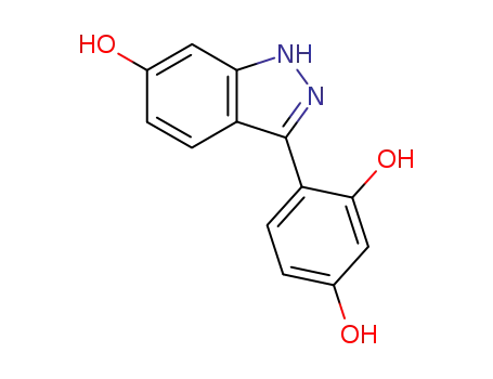 4-(6-hydroxy-1H-indazol-3-yl)-1,3-benzenediol