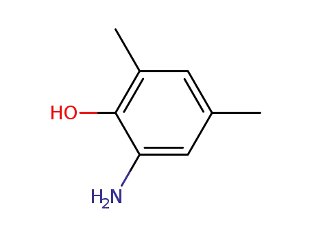 Molecular Structure of 41458-65-5 (6-AMINO-2,4-XYLENOL)