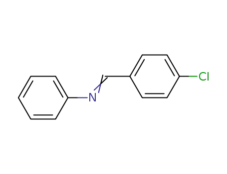 Molecular Structure of 2362-79-0 (1-(4-chlorophenyl)-N-phenyl-methanimine)