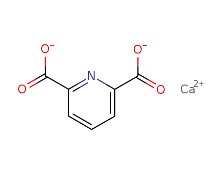 Molecular Structure of 6893-30-7 (2,6-Pyridinedicarboxylic acid, calcium salt (1:1))