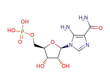 5'-AMINOIMIDAZOLE-4-CARBOXAMIDE-1-BETA-D-RIBOFURANOSYL 5'-MONOPHOSPHATE