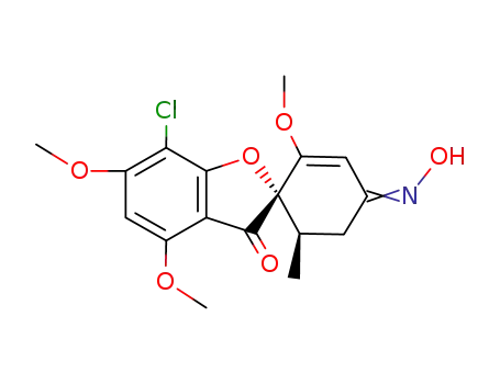 (2S,6'R)-(7-chloro-4,6-dimethoxy-benzofuran-3-one)-2-spiro-1'-(2'-methoxy-6'-methyl-cyclohex-2'-en-4'-on-4'-oxime)