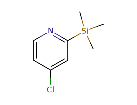 Molecular Structure of 139585-50-5 (4-CHLORO-2-TRIMETHYLSILYLPYRIDINE)