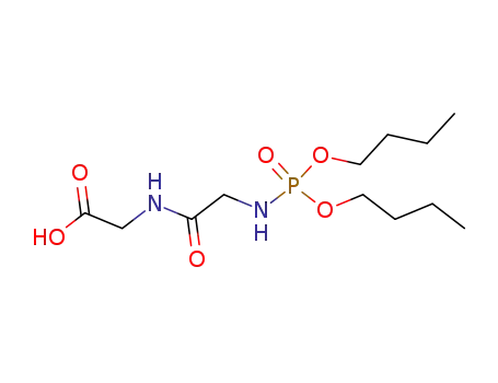 Molecular Structure of 136884-29-2 (Glycine, N-[N-(dibutoxyphosphinyl)glycyl]-)