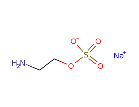 Molecular Structure of 666-03-5 (Sulfuric acid 2-aminoethyl=sodium salt)