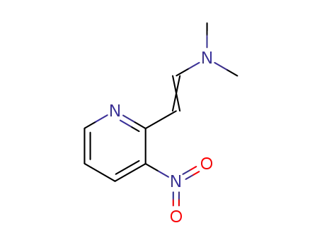 Molecular Structure of 65156-92-5 (Ethenamine, N,N-dimethyl-2-(3-nitro-2-pyridinyl)-)
