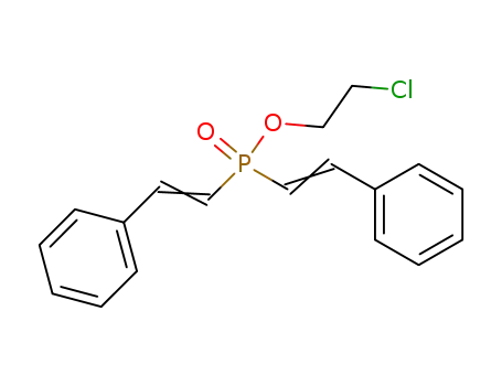 Molecular Structure of 139888-58-7 (Phosphinic acid, bis(2-phenylethenyl)-, 2-chloroethyl ester, (E,E)-)