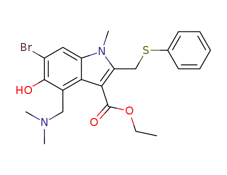 Molecular Structure of 131707-25-0 (Arbidol)