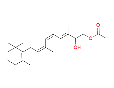 Acetic acid (3E,5Z,7Z)-2-hydroxy-3,7-dimethyl-9-(2,6,6-trimethyl-cyclohex-1-enyl)-nona-3,5,7-trienyl ester