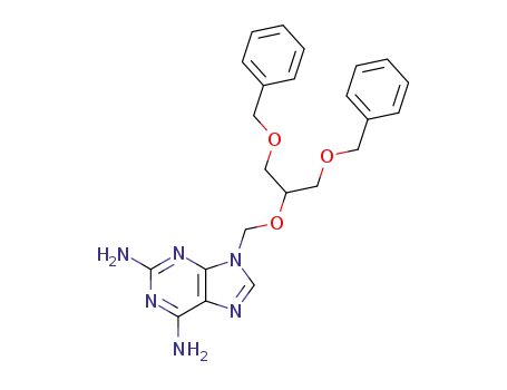 9-(2-Benzyloxy-1-benzyloxymethyl-ethoxymethyl)-9H-purine-2,6-diamine