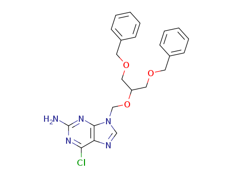 9-[[2-Benzyloxy-1-(benzyloxymethyl)-ethoxy]-methyl]-6-chloroguanine