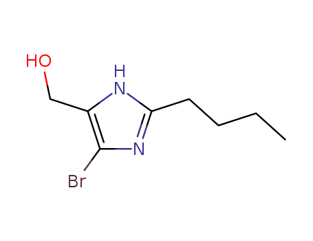 4(5)-bromo-2-butyl-1H-imidazole-5(4)-methanol