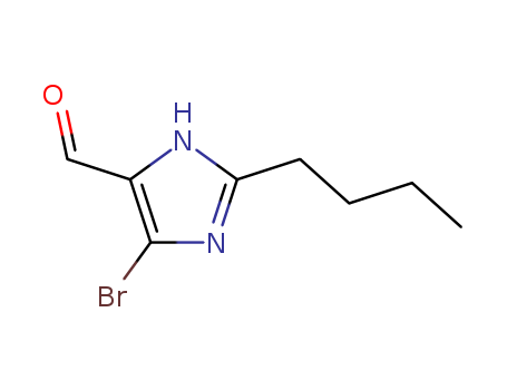 1H-Imidazole-4-carboxaldehyde, 5-bromo-2-butyl-