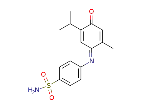 2-Isopropyl-5-methyl-1,4-benzochinon-4-(sulfamidophenyl)imin