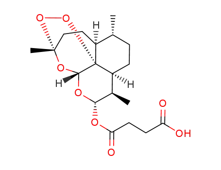Molecular Structure of 88495-63-0 (Artesunate)
