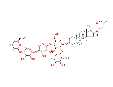 Molecular Structure of 94898-69-8 (Rhapissaponin)